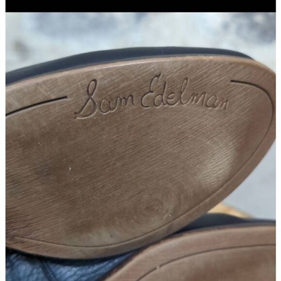 Sam Edelman Petal Black‎ Leather Bootie Size 6.5 - Picture 11 of 15